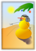 Desert Winter Clip Art